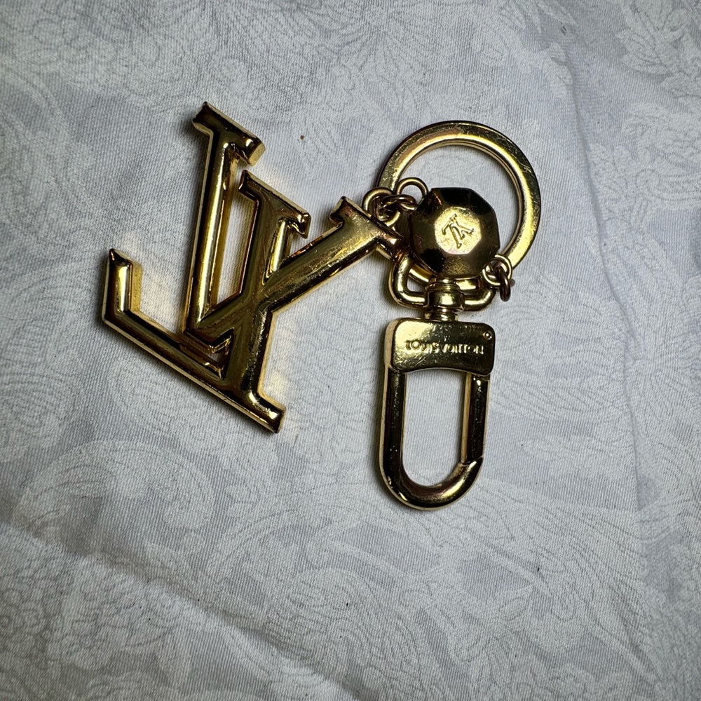 Louis Vuitton Gold Keychain